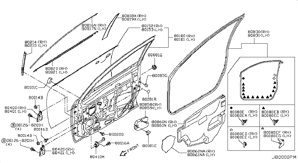 Дверь передняя левая для Ниссан Альмера 2012-2018