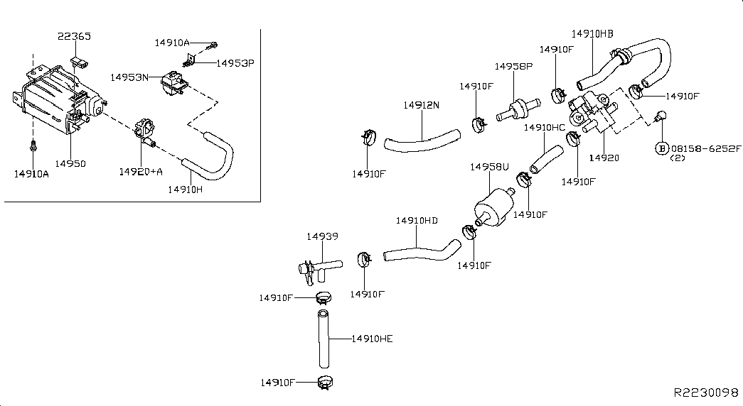 Охладитель топливный для Ниссан Мурано 2014-2018