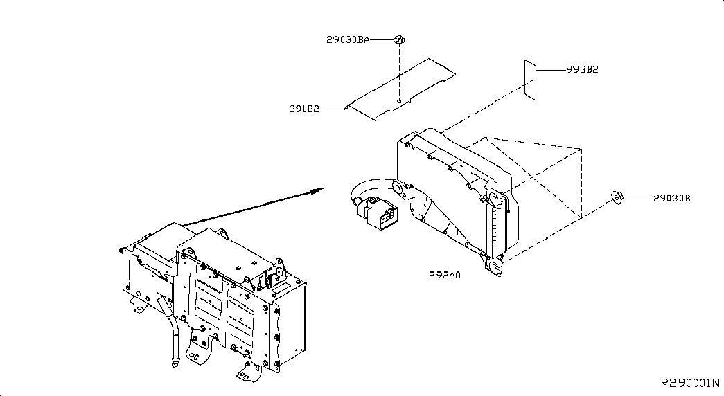 Электронный конвектор для Ниссан Мурано 2014-2018