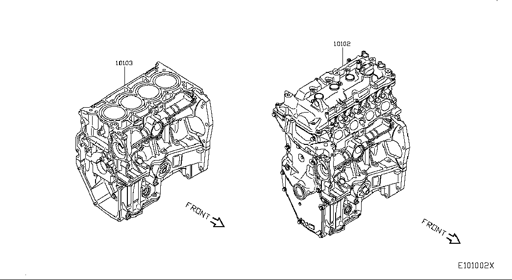 Двигатель в сборе для Ниссан Х-Трейл 2013-2018