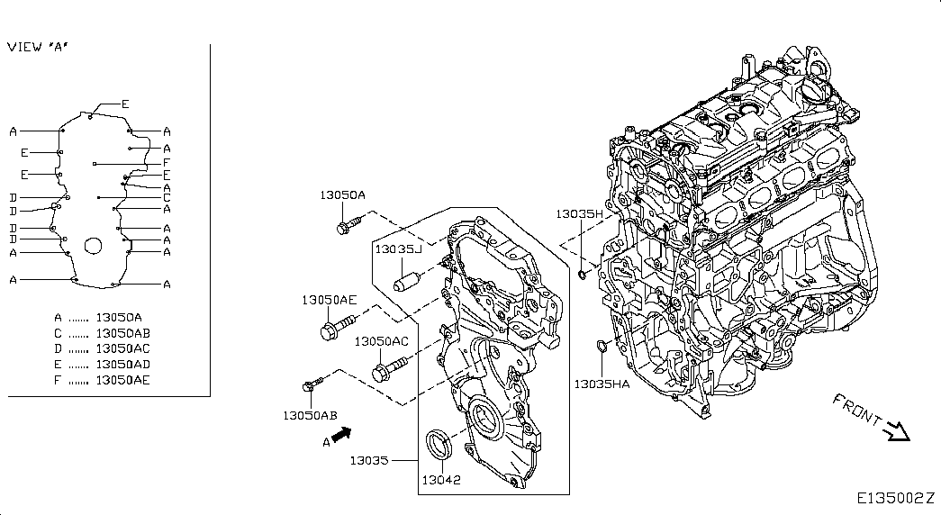 Крышка ГРМ для Ниссан Х-Трейл 2013-2018