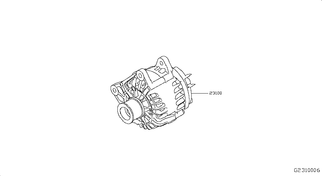 Генератор в сборе для Ниссан Х-Трейл 2013-2018