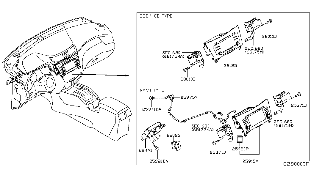Авто-магнитола для Ниссан Х-Трейл 2013-2018