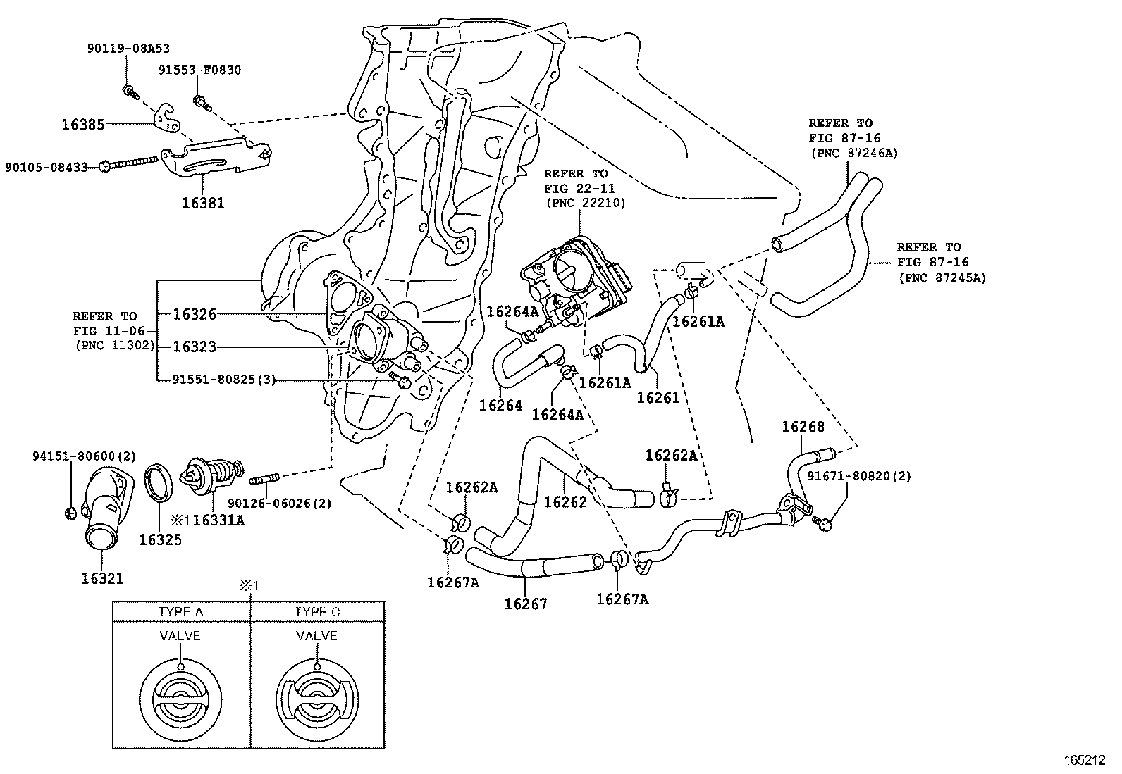 Термостат для Тойота Королла 2006-2012
