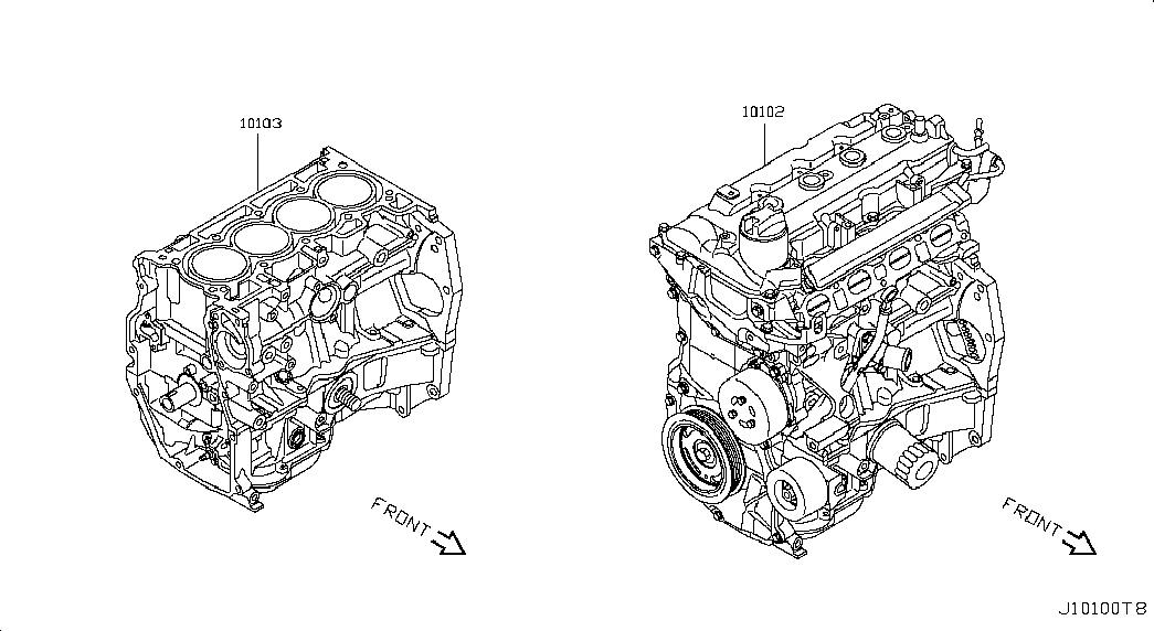 Двигатель в сборе для Ниссан Тиида 2010-2013