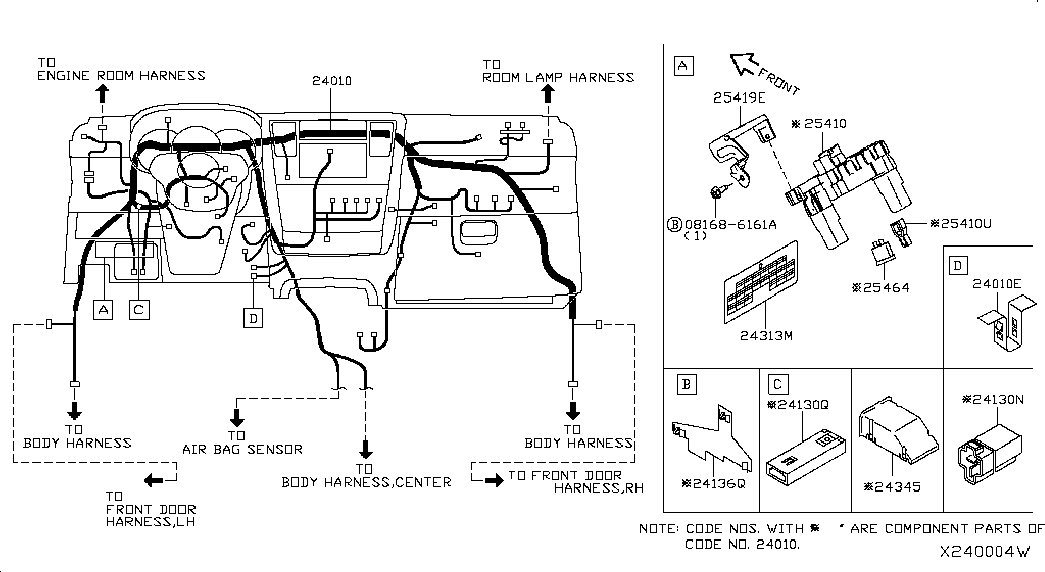 Блок предохранителей для Ниссан Тиида 2010-2013