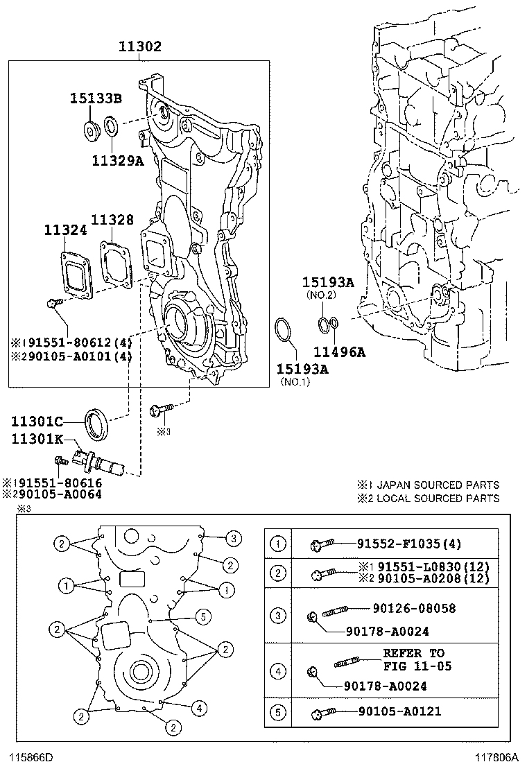 Датчик коленвала для Тойота Венза 2012-2017