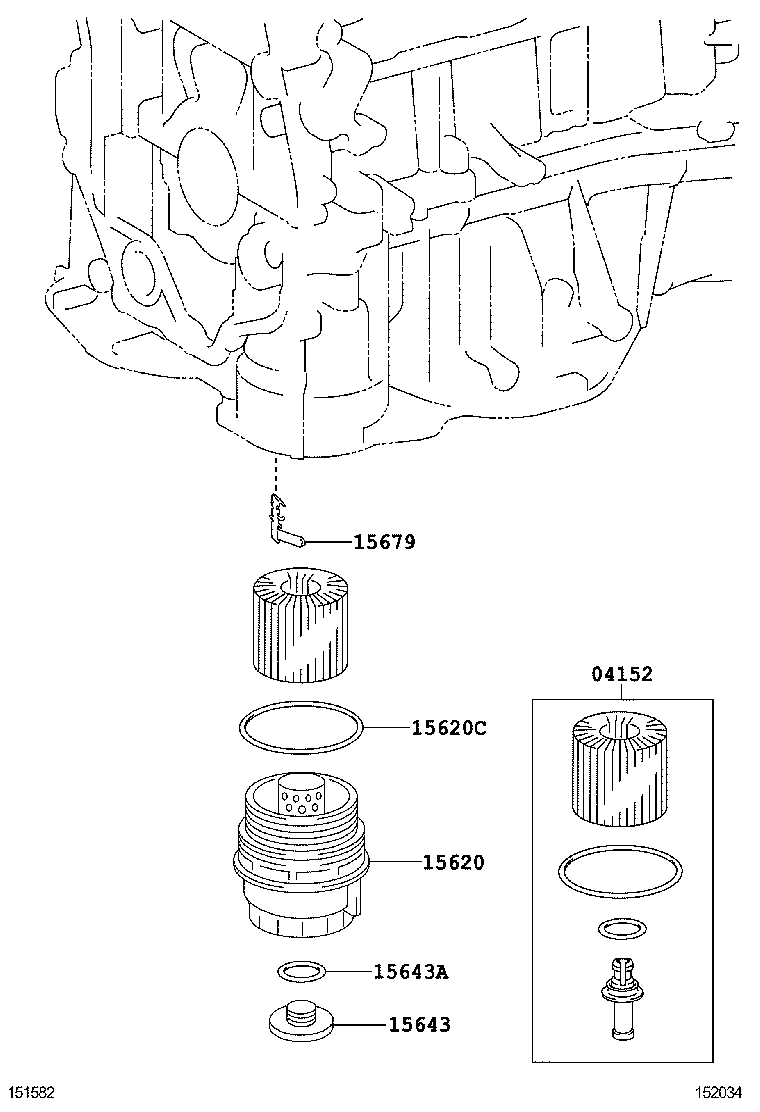 Масляный фильтр для Тойота Венза 2012-2017