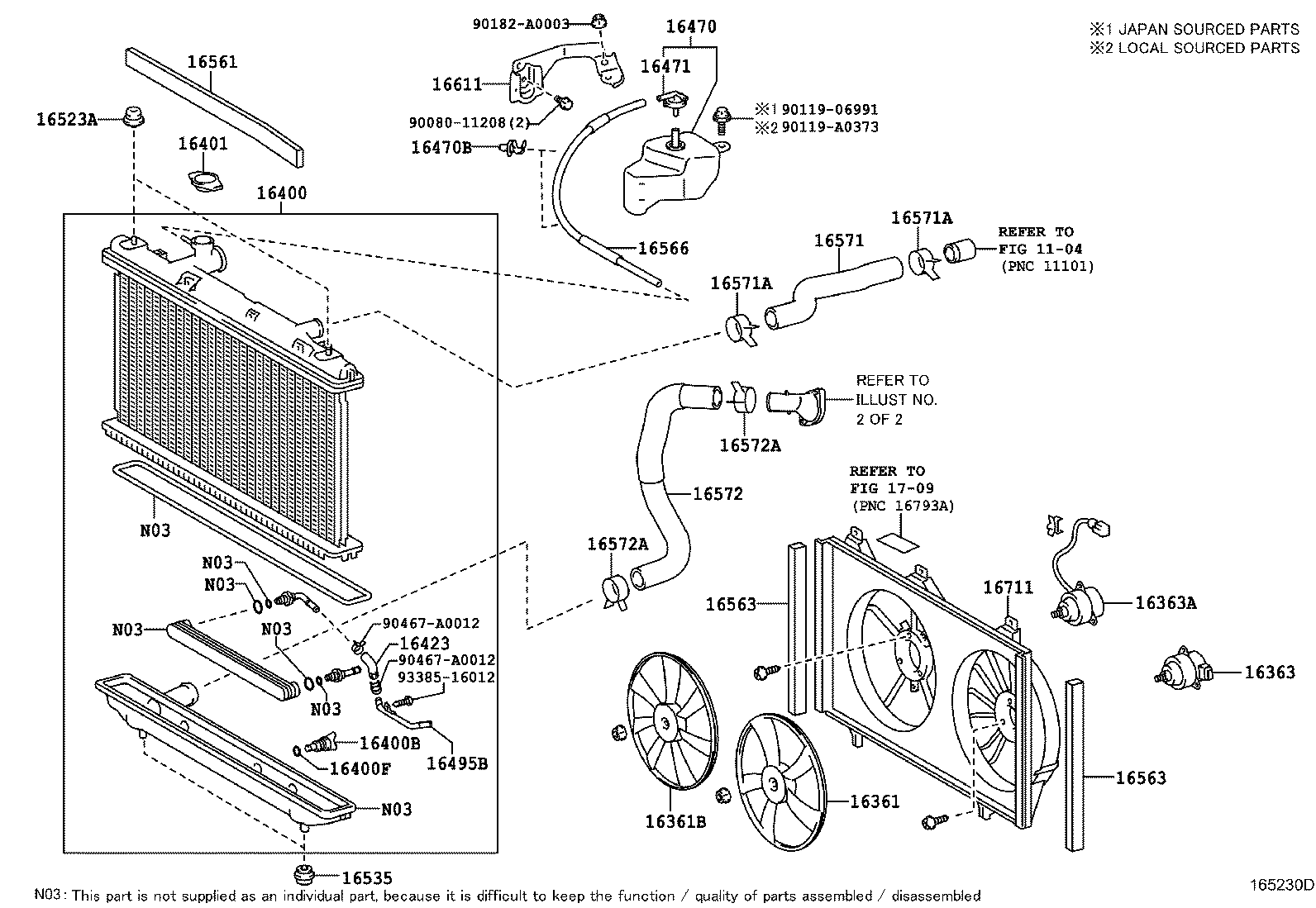 Бачок расширительный для Тойота Венза 2012-2017