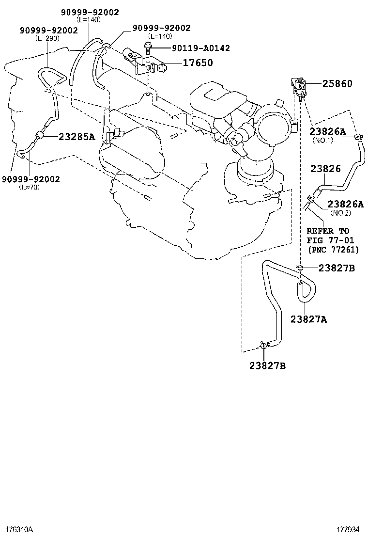 Электро-магнитный клапан для Тойота Венза 2012-2017