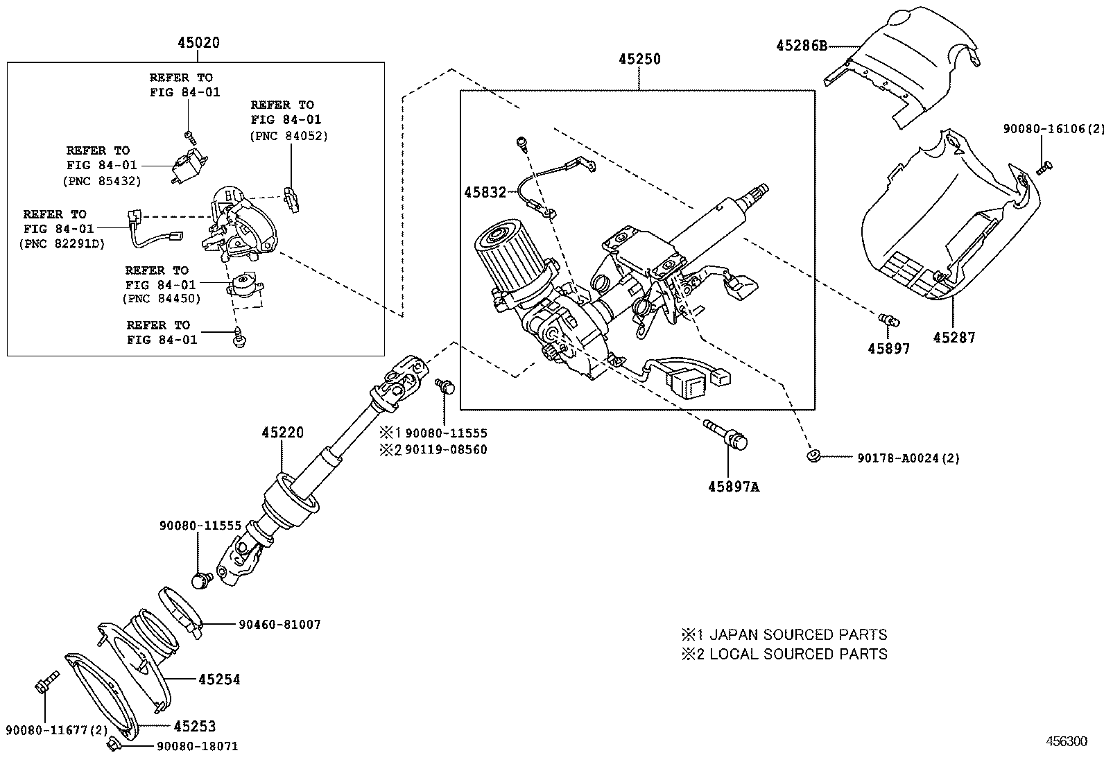 Электро-усилитель руля для Тойота Венза 2012-2017