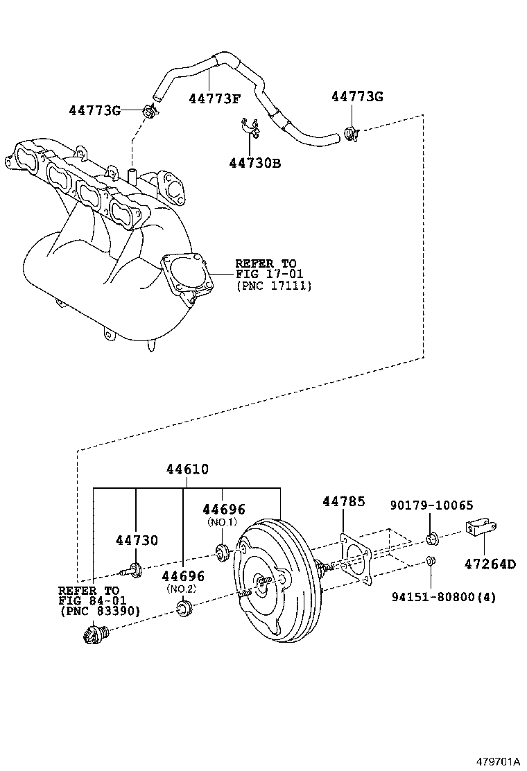 Вакуумный усилитель тормозов для Тойота Камри 2014-2017