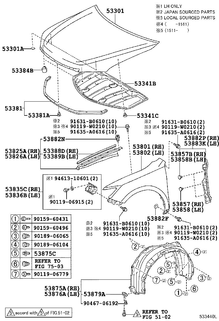 Капот для Тойота Камри 2014-2017