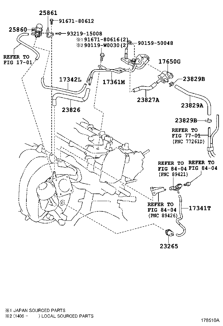 Электро-магнитный клапан для Тойота Авенсис 2008-2011