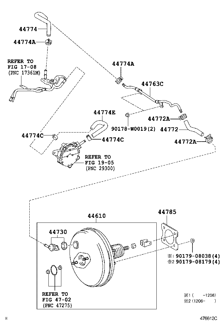 Вакуумный усилитель тормозов для Тойота Авенсис 2008-2011
