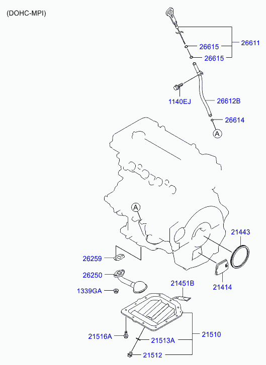Поддон масляный для Хендай i30 2011-2015