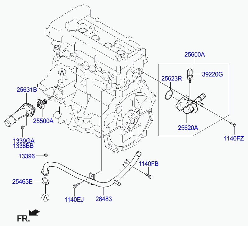 Термостат для Хендай i30 2011-2015