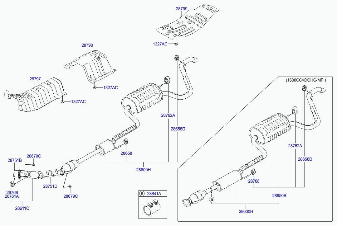 Приёмная труба для Хендай i30 2011-2015