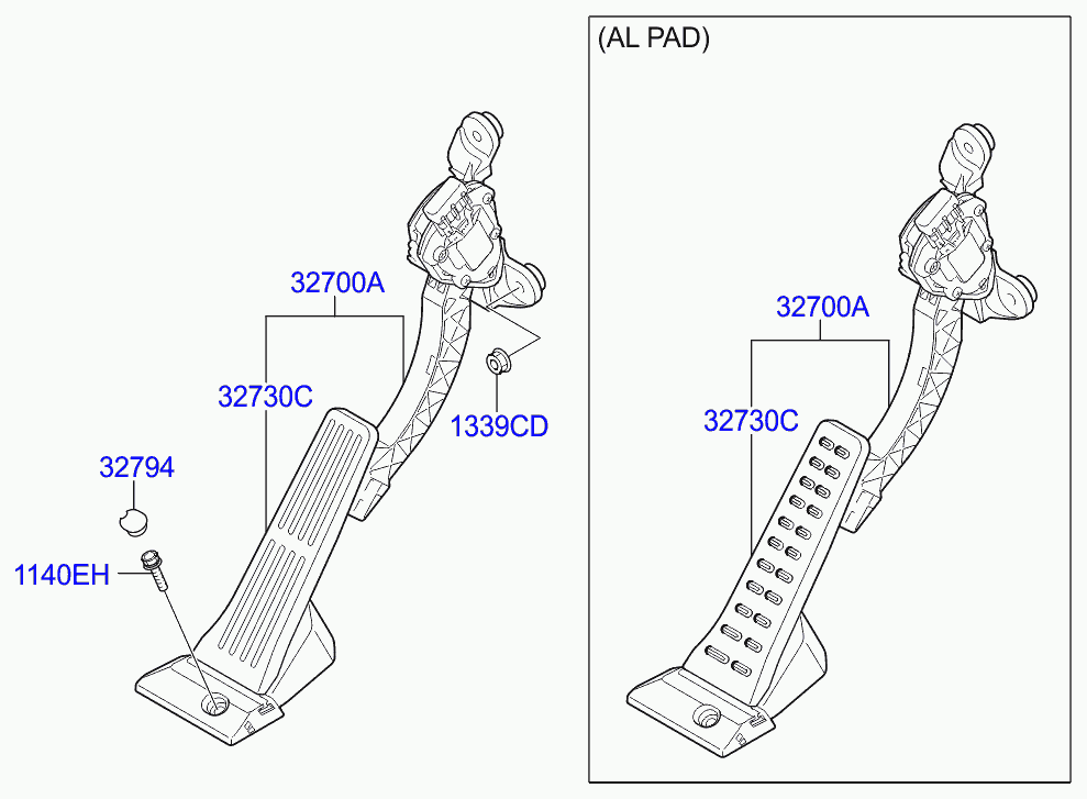 Педаль газа для Хендай i30 2011-2015