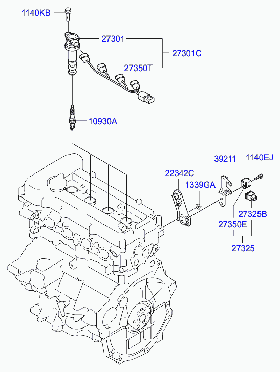 Катушка зажигания для Хендай i30 2011-2015