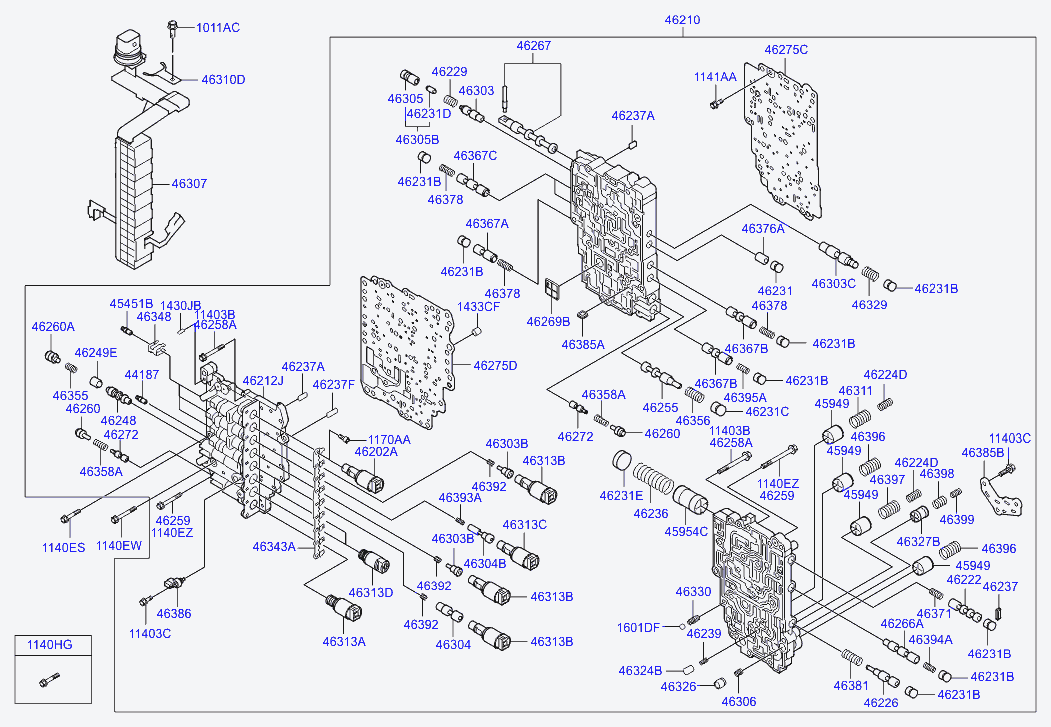 Гибро-блок АКПП для Хендай i30 2011-2015