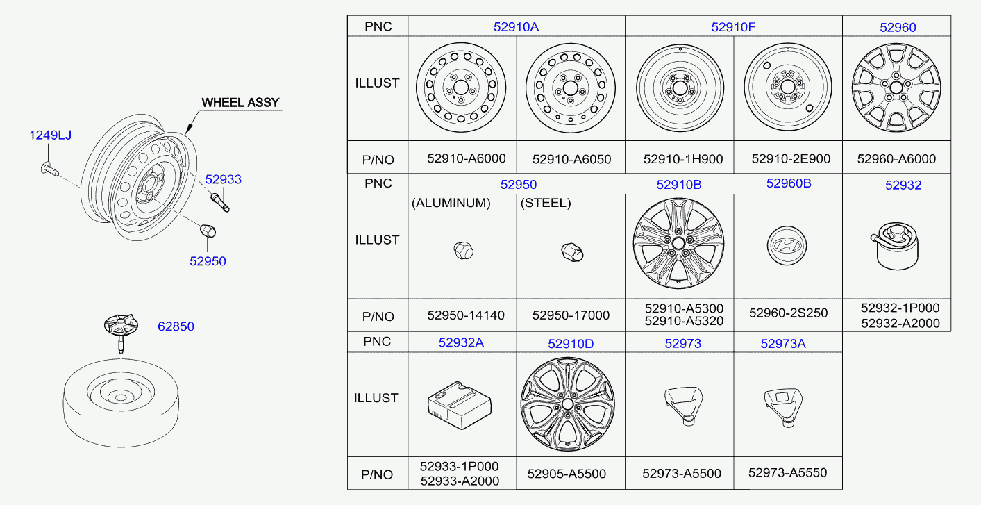 Диск колёсный для Хендай i30 2011-2015
