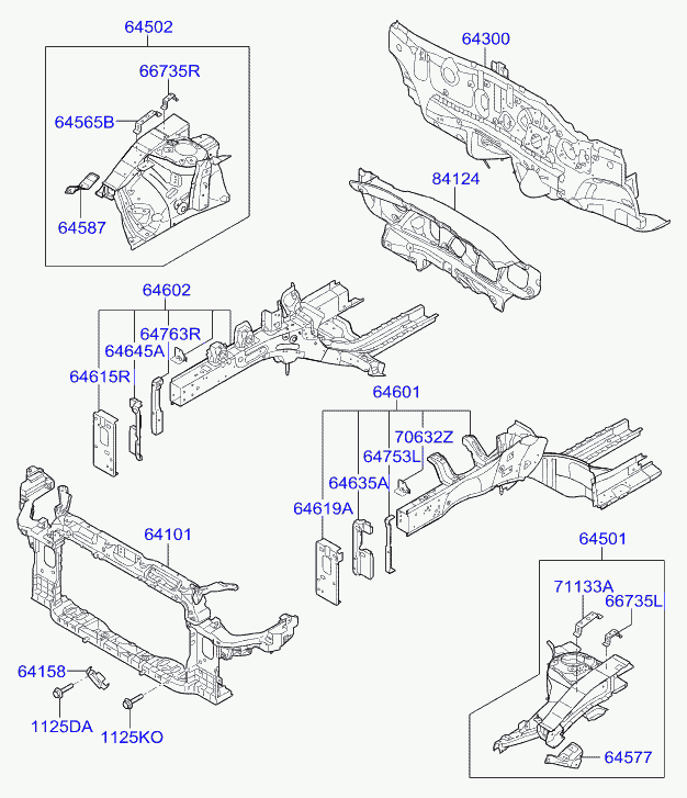 Панель передняя-телевизор для Хендай i30 2011-2015