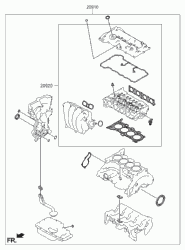 Комплект прокладок для двигателя Хендай i40 2011-2015