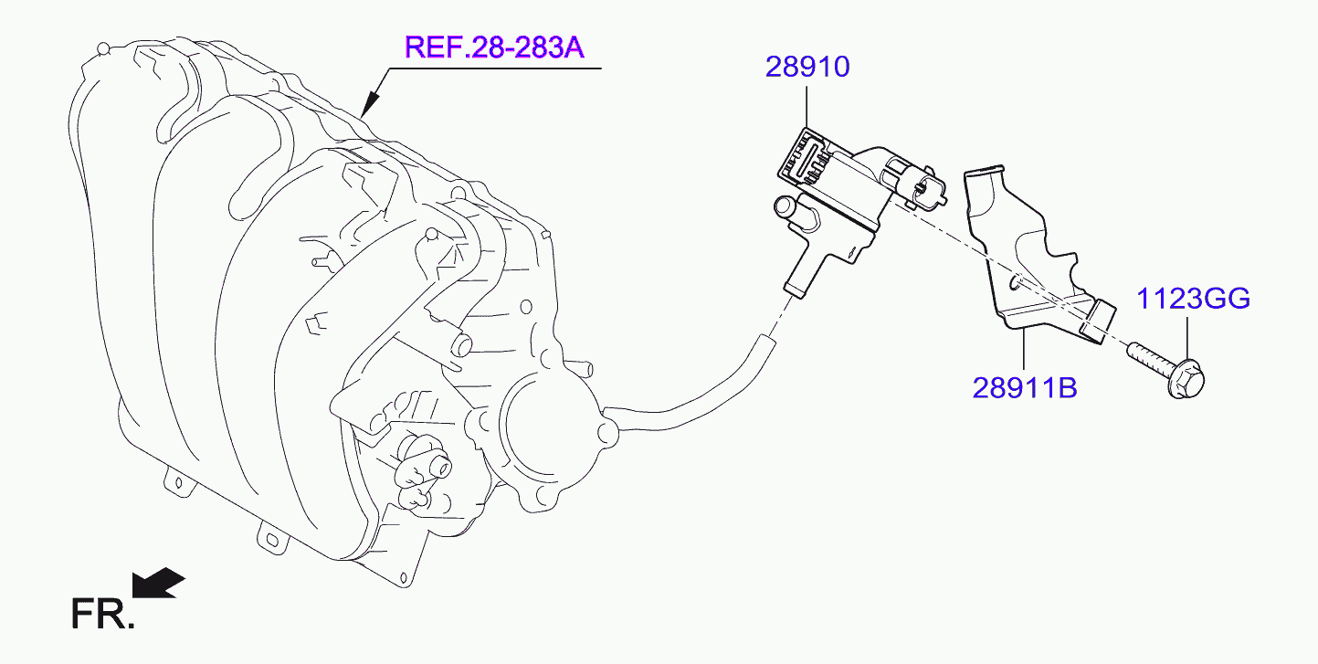 Клапан давления топлива для Хендай i40 2011-2015