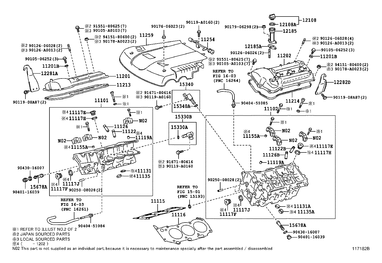 Головка блока цилиндров в сборе для Тойота Такома 2004-2011