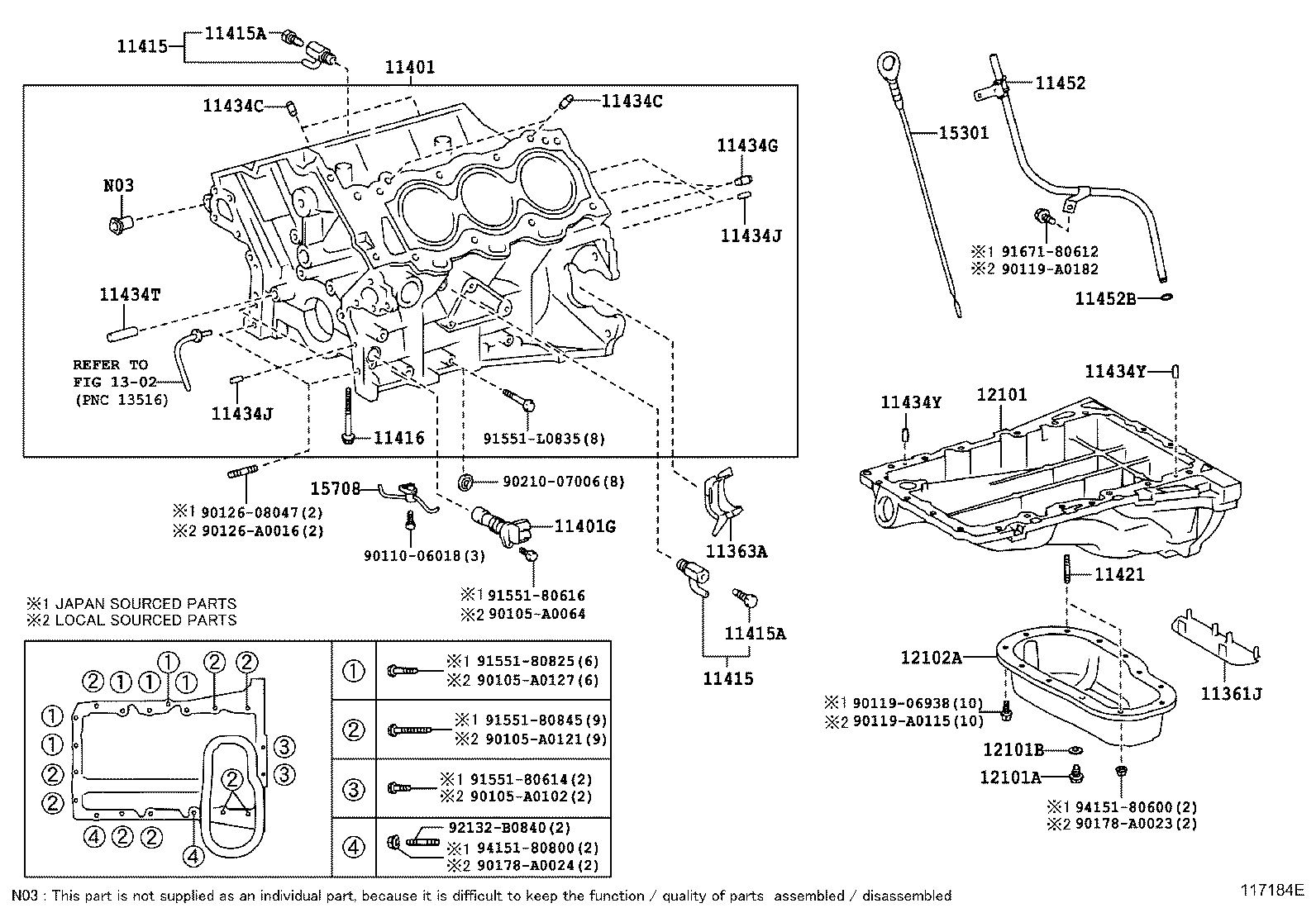 Блок цилиндров в сборе для Тойота Такома 2004-2011
