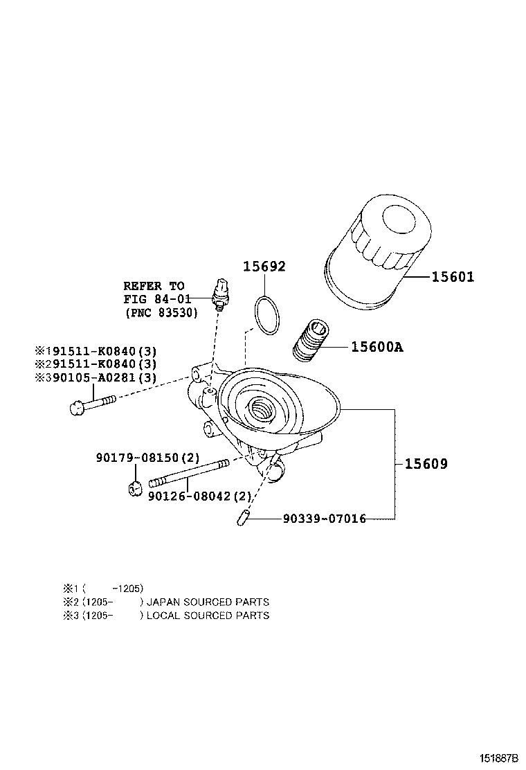 Масляный фильтр для Тойота Такома 2004-2011
