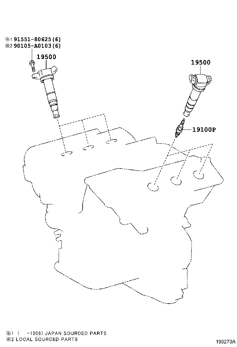Свеча зажигания для Тойота Такома 2004-2011