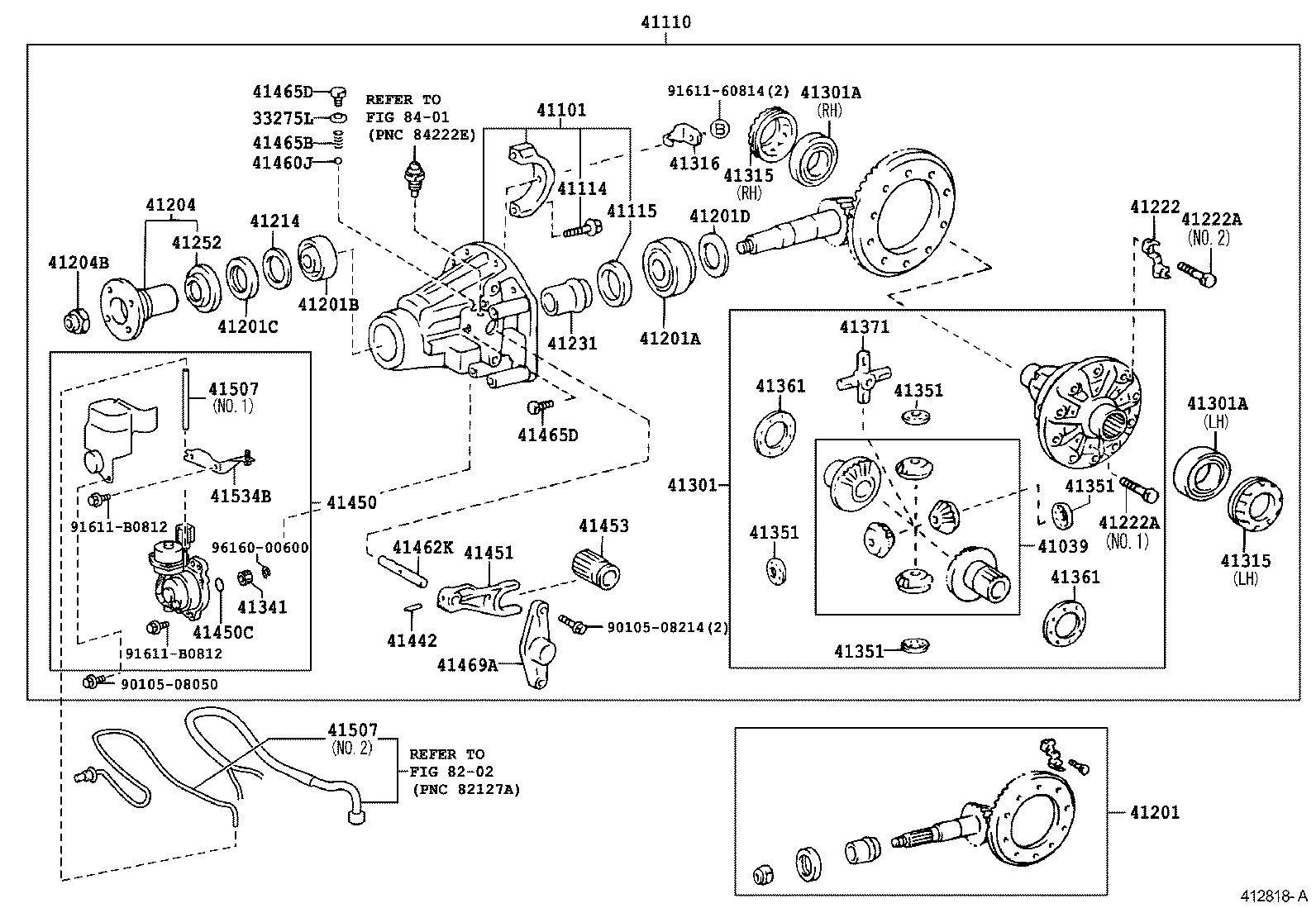 Редуктор задний  для Тойота Такома 2004-2011