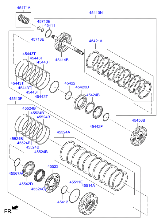 Муфта АКПП для Хендай Солярис 2014-2017