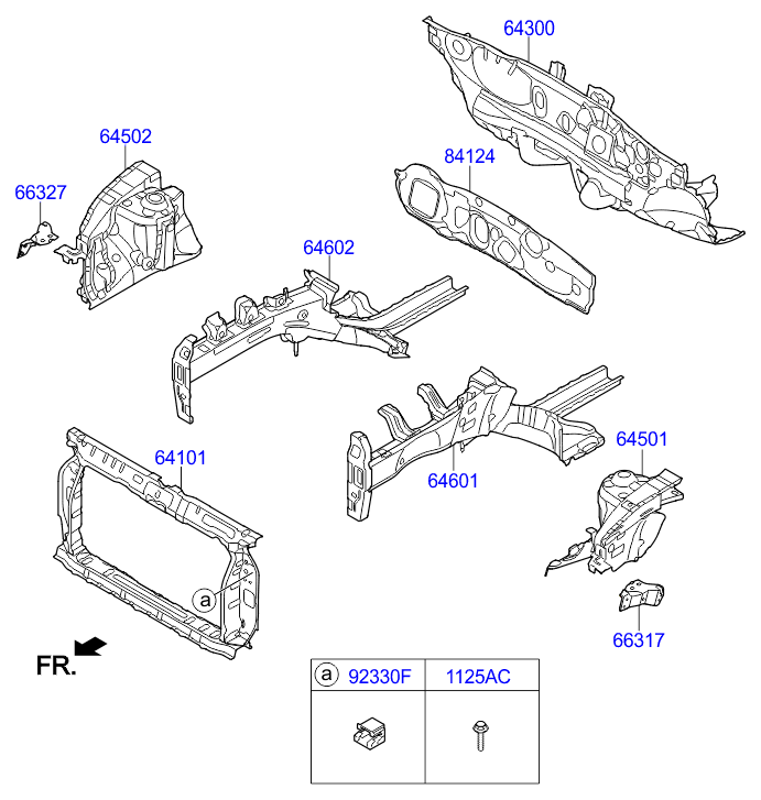 Панель передняя-телевизор для Хендай Солярис 2014-2017