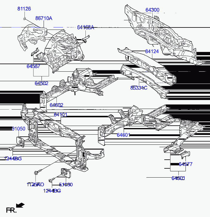 Панель передняя, телевизор для Хендай i40 2011-2015
