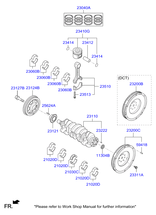 Маховик для Хендай i40 2015-2018
