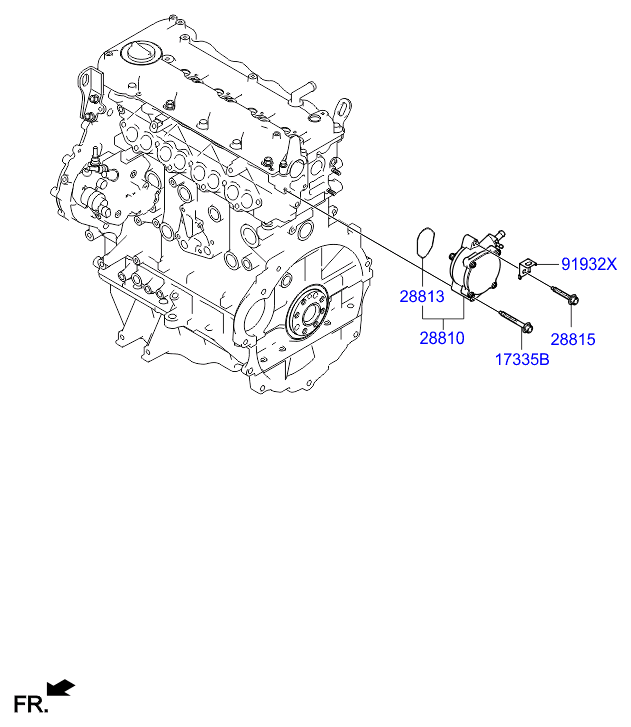 Вакуумный насос для Хендай i40 2015-2018