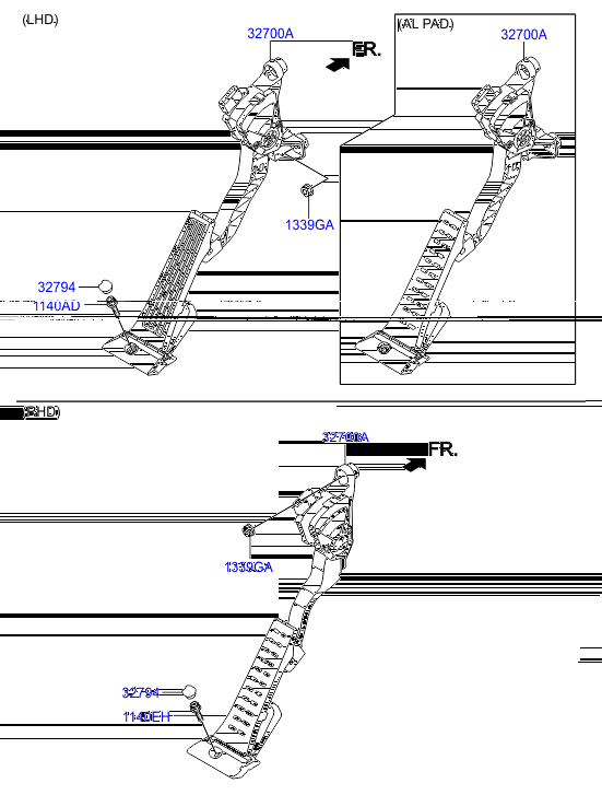 Педаль газа для Хендай i40 2015-2018