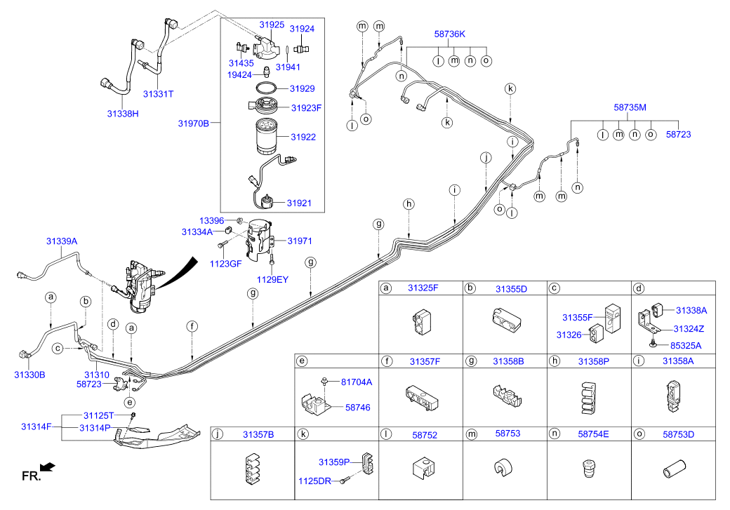 Топливный фильтр для Хендай i40 2015-2018