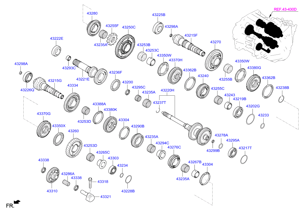 Вал АКПП для Хендай i40 2015-2018