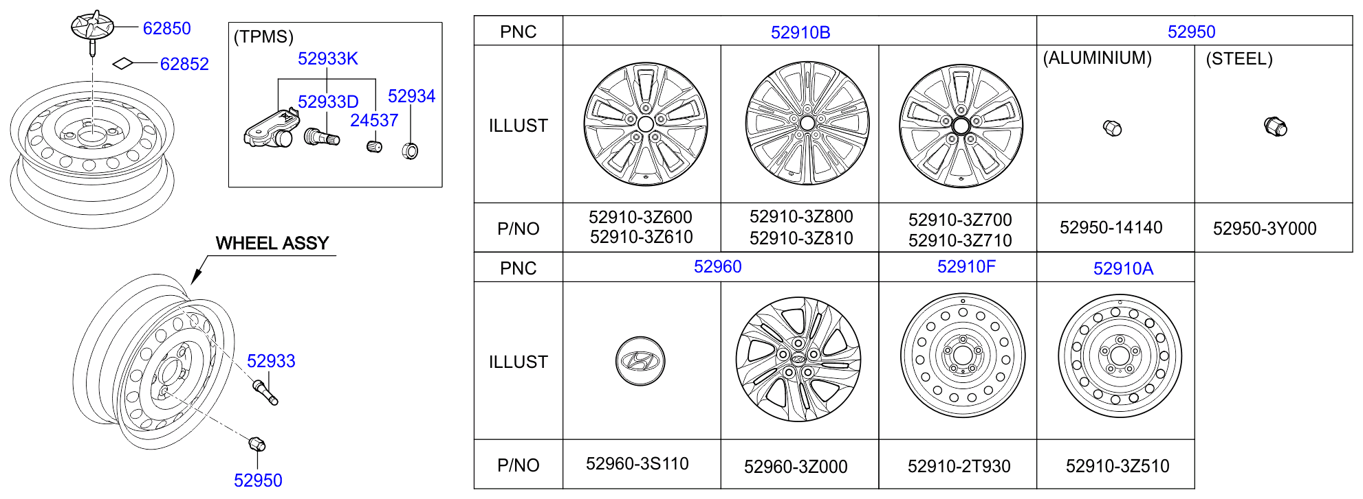 Диск колёсный для Хендай i40 2015-2018