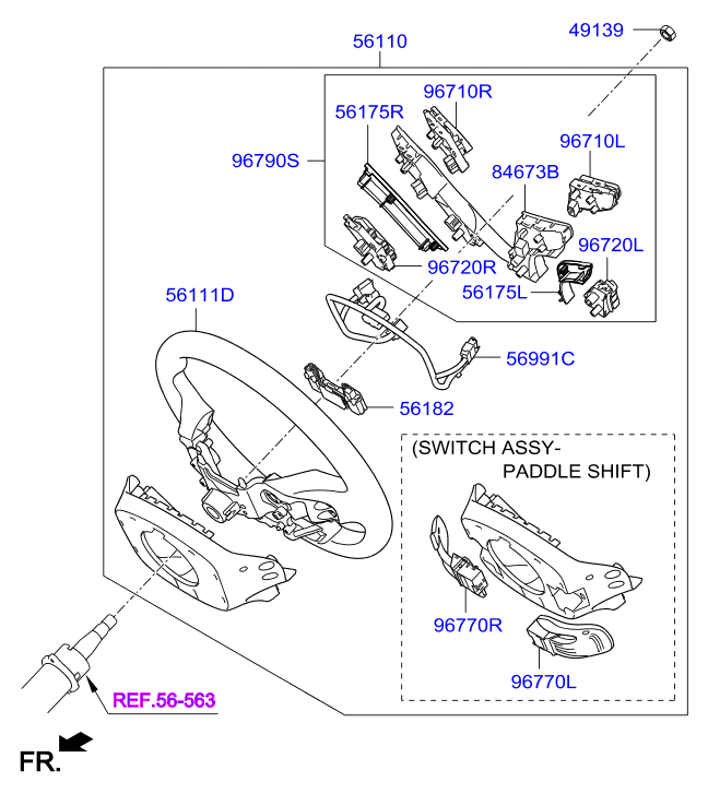 Руль для Хендай i40 2015-2018