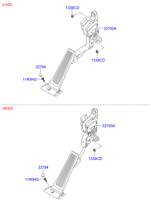 Педаль газа для Хендай ix35 2010-2013