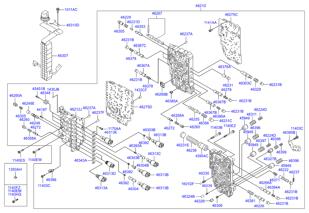 Гибро-блок АКПП для Хендай ix35 2010-2013