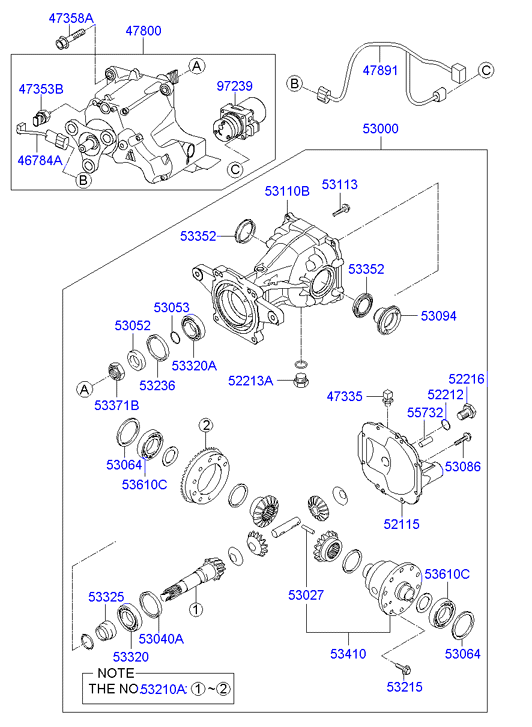 Дифференциал для Хендай ix35 2010-2013