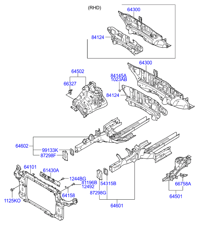 Панель передняя-телевизор для Хендай ix35 2010-2013