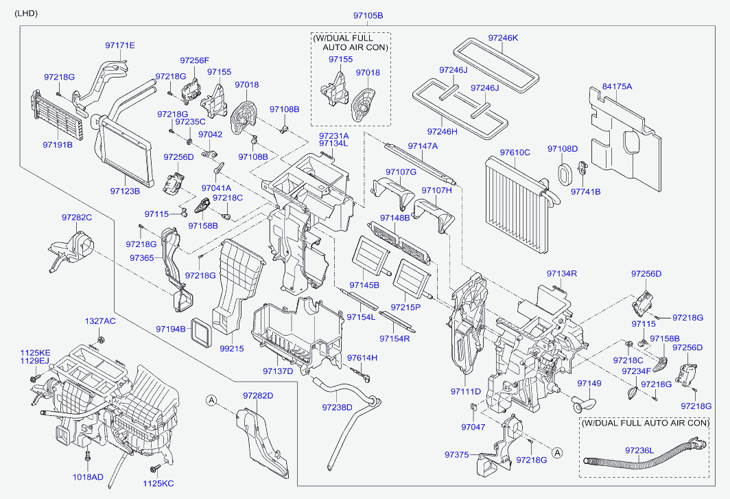 Отопитель салона в сборе для Хендай i40 2011-2015