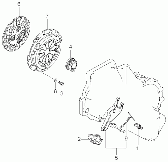Корзина сцепления для Киа Спектра 2004-2011